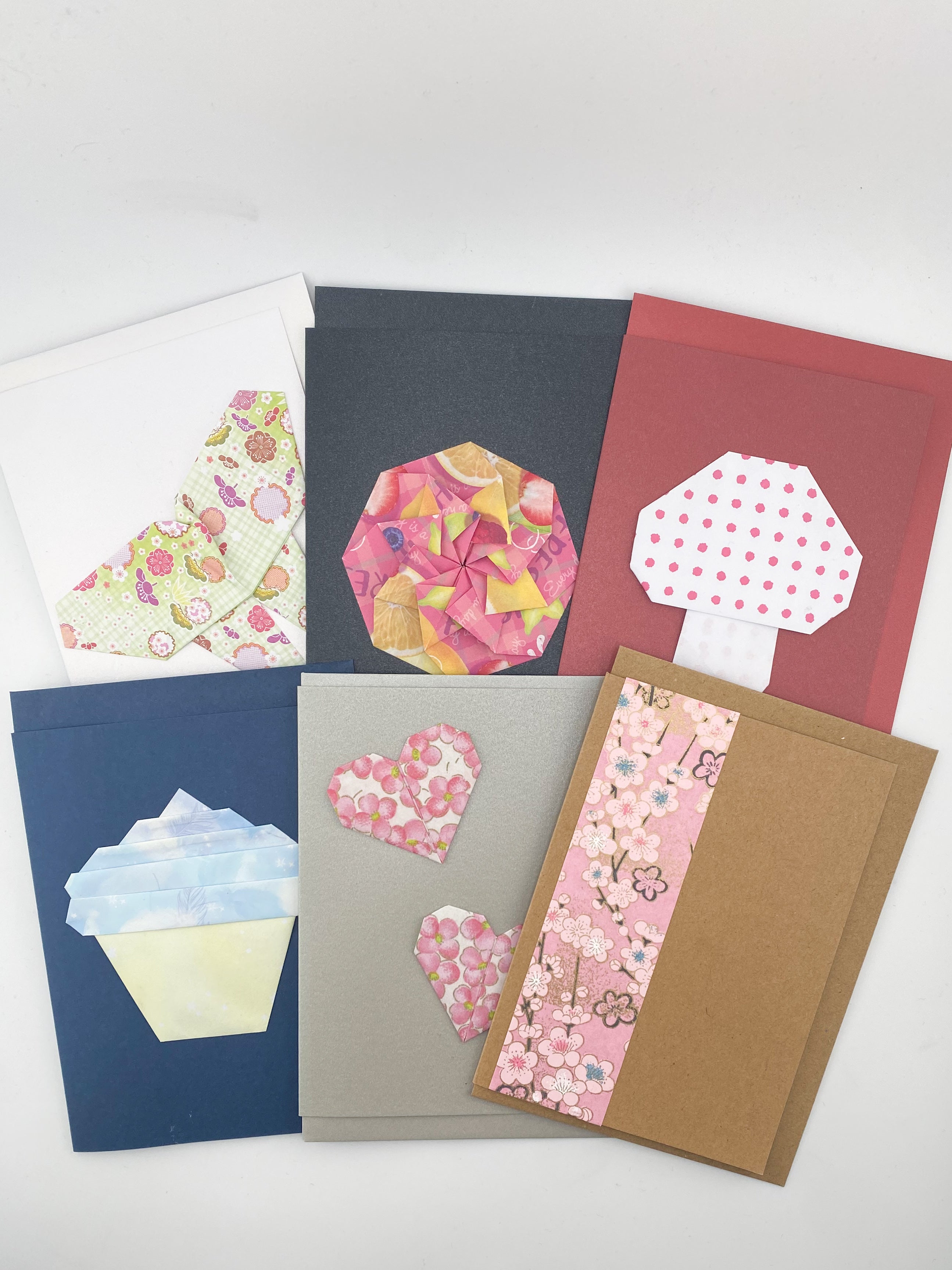Set of 6 cards - Garden