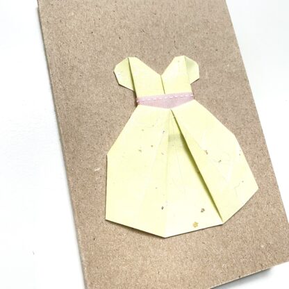 Handmade origami greeting cards made from traditional, Japanese, vintage or handmade paper