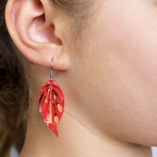 Leaf earrings