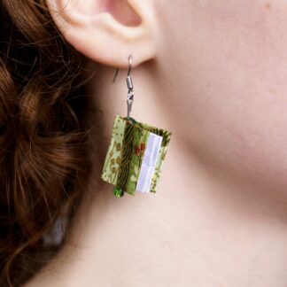 Book earrings